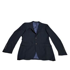 Suitsupply Lazio Navy Blue Wool‎ Super 110's Blazer Sport Coat Jacket Mens 40L